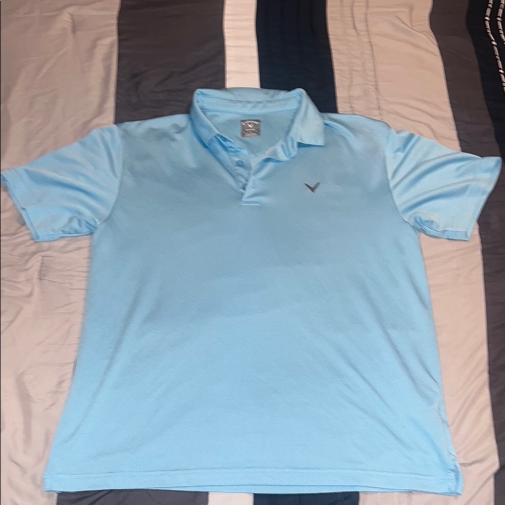 Men's Light Blue Polo Shirt
